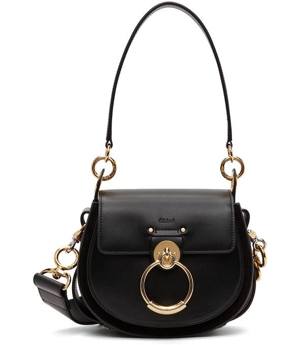 Chloe Black Origina Calfskin Leather Tess Bag