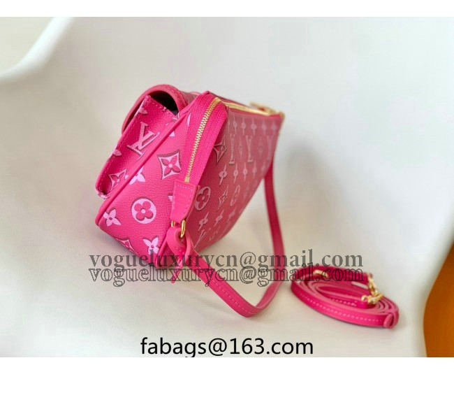 Louis Vuitton Maxi Multi Pochette Accessoires Shoulder Bag in Monogram Canvas M46161 Fuchsia Pink 2022