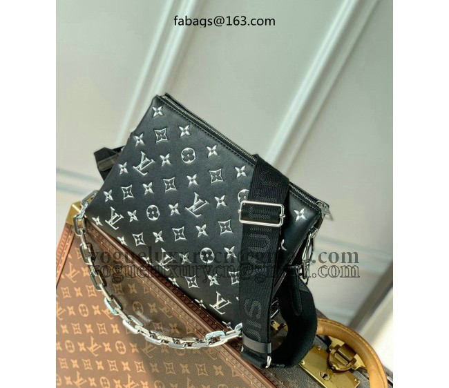 Louis Vuitton Coussin PM Bag in Monogram Puffy Lambskin M57790 Black/Silver 2022