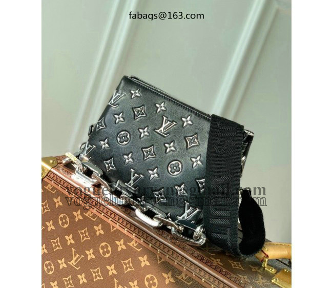 Louis Vuitton Coussin BB Bag in Monogram Puffy Lambskin M20574 Black/Silver 2022