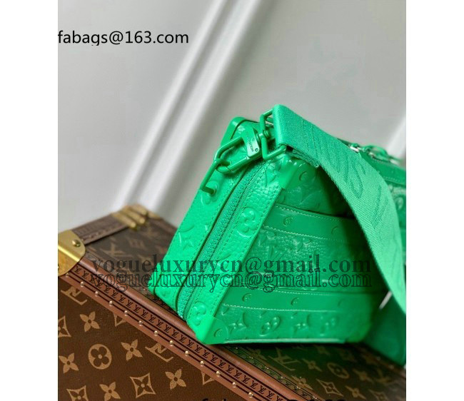 Louis Vuitton Handle Soft Trunk Bag in Monogram Leather M20956 Minty Green 2022