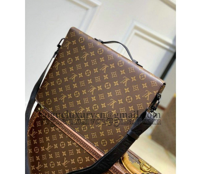 Louis Vuitton S-Lock Briefcase in Brown Monogram Canvas M20835 2022