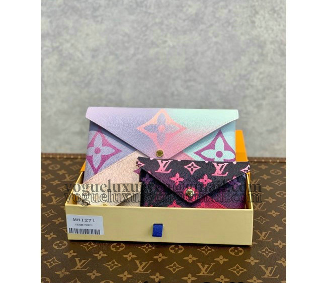 Louis Vuitton Kirigami Pochette Triple Pouch in Gradient Monogram Canvas M81271 2022