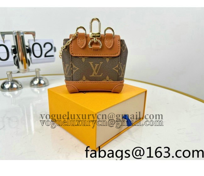 Louis Vuitton Mini Steamer Pouch M00340 Brown Monogram Canvas 2022