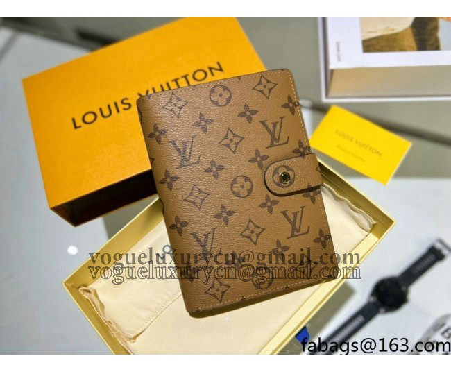 Louis Vuitton Medium Ring Agenda Cover in Yellow Monogram Canvas 2022