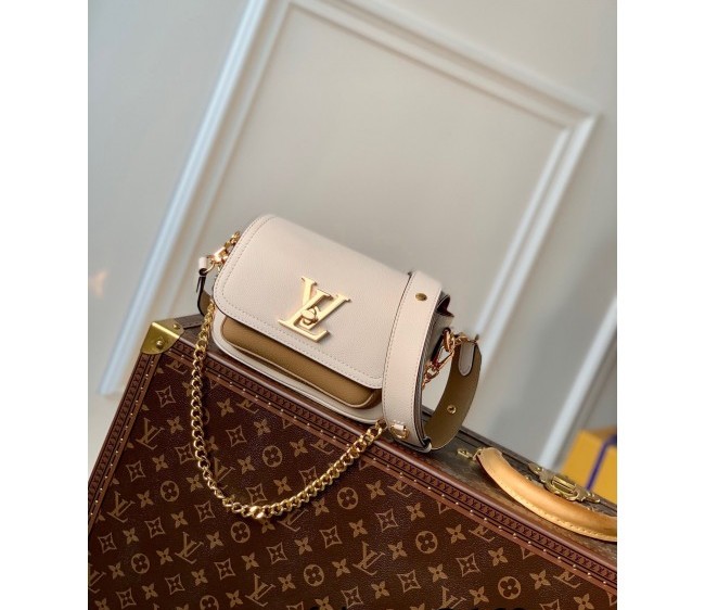 Louis Vuitton Lockme Tender Crossbody Bag M59733 Quartz White 2022