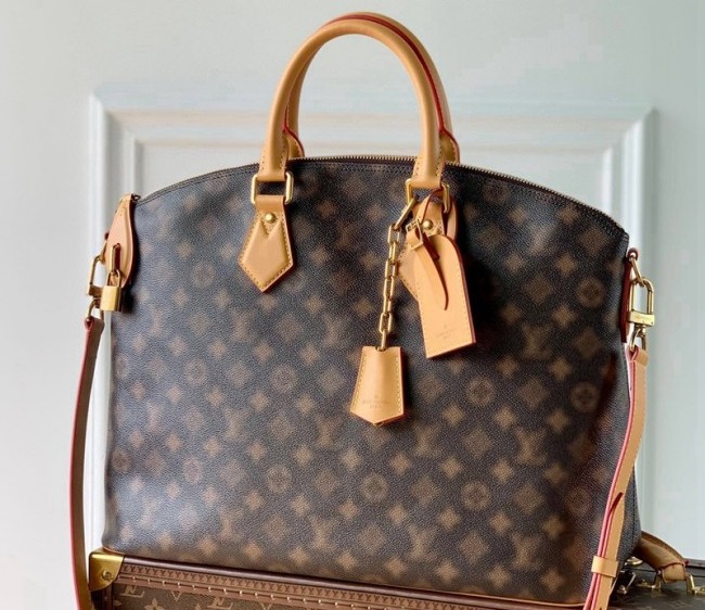 Louis Vuitton Lock It Top Handle Bag in Blurry Monogram Canvas M46240 2022