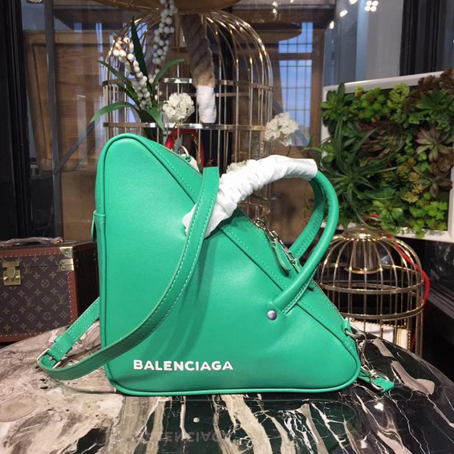 Balenciaga Triangle Duffle M Bag Pre-Fall 2017 Bag Collection Original Leather Vert Irlandais