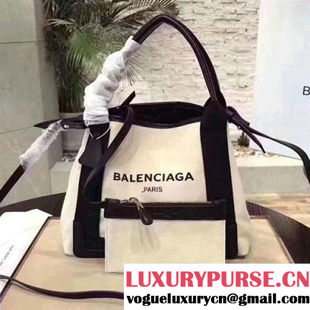 Balenciaga Denim Navy Cabas Small Bag Black 2017 (JM-7111533 )