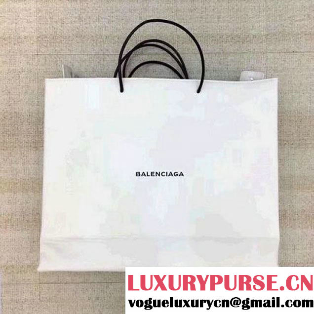 Balenciaga Calfskin North-South Large Shopping Bag White 2017 (JM-7111544 )