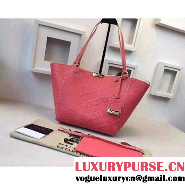 Burberry 39712651 The Small Canter In Bonded Leather Tote In Rose Pink (2A016-080522 )