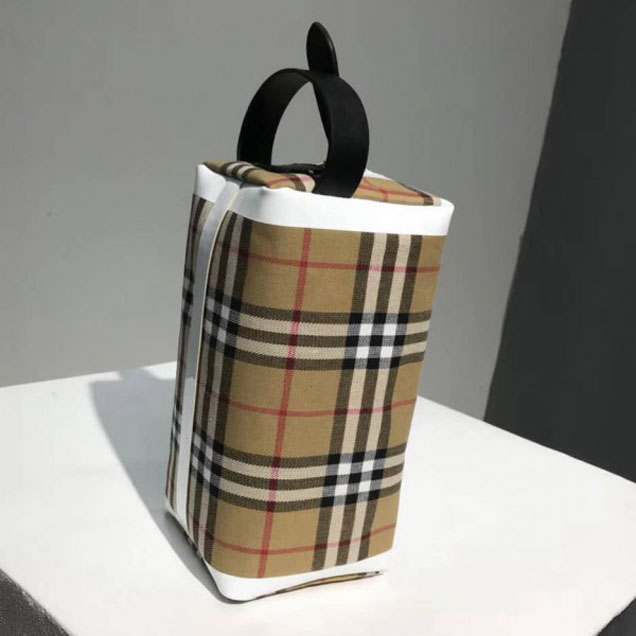 Burberry Vintage Check And Tartan Cotton Pouch 2018 Collection