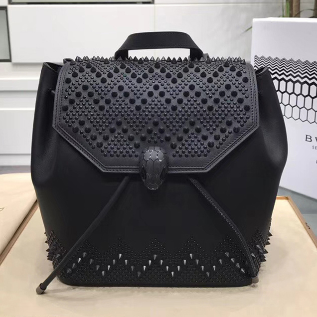 Bulgari Serpenti Forever x Nicholas Kirkwood Backpack In Black