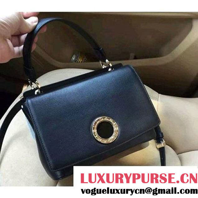 Bovlgari Bvlgari Top Handle Bag In Black 2015 (1a001-080402 )