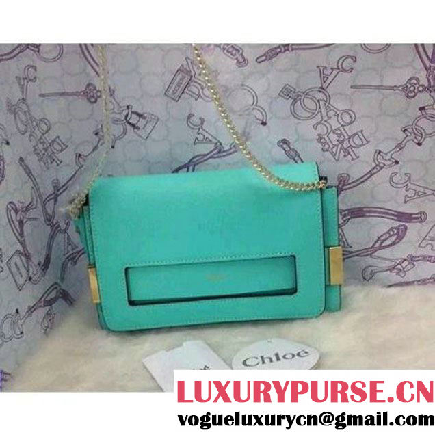 Chloe Elle Clutch Bag with Shoulder Strap in Green (ZIYIN-042006 )