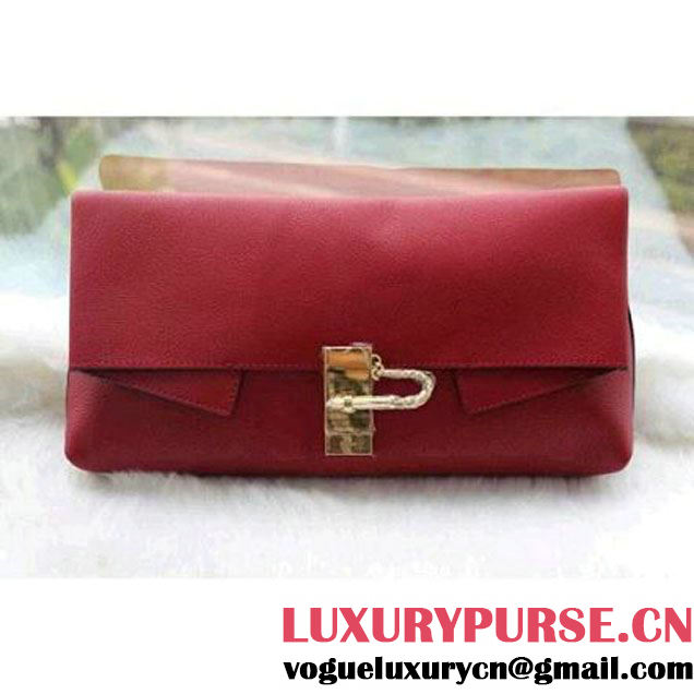 Chloe Drew Clutch In Burgundy 2014 (2B080-050721 )