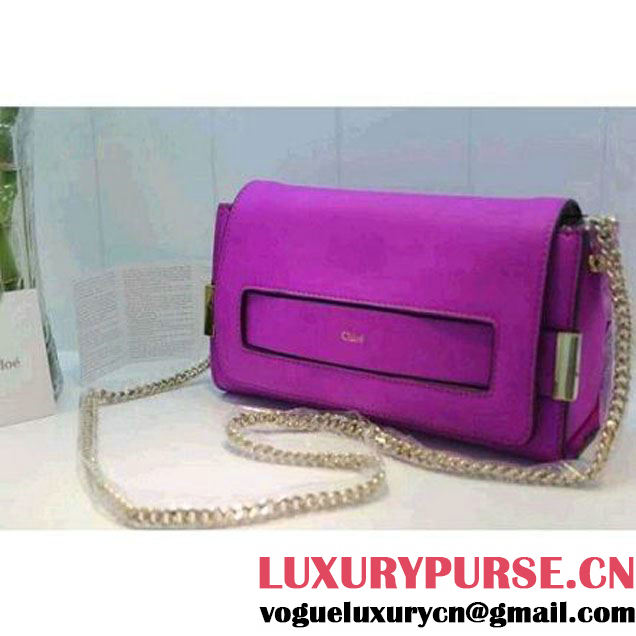 Chloe Elle Clutch Bag With Shoulder Strap In Purple (2B080-050723 )