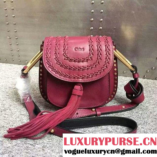 Chloe Mini Hudson Leather Shoulder Bag Rosy (2A011-6011817 )