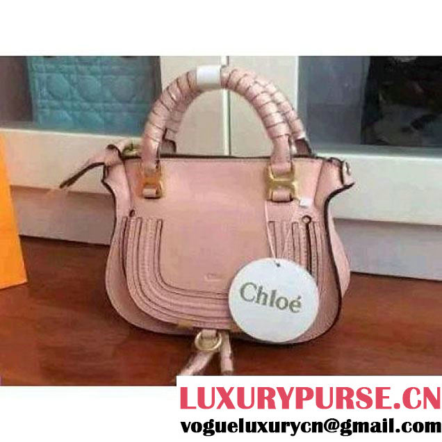 Chloe Marcie Mini Bag In Grained Calfskin Pink (2B020-073008 )