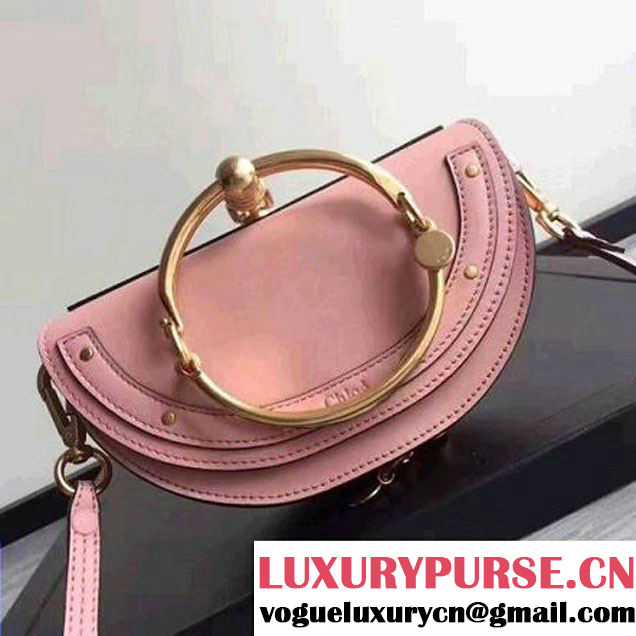 Chloe Small Nile Minaudière Bag In Calfskin Pink 2017 (XLJ-7060503 )