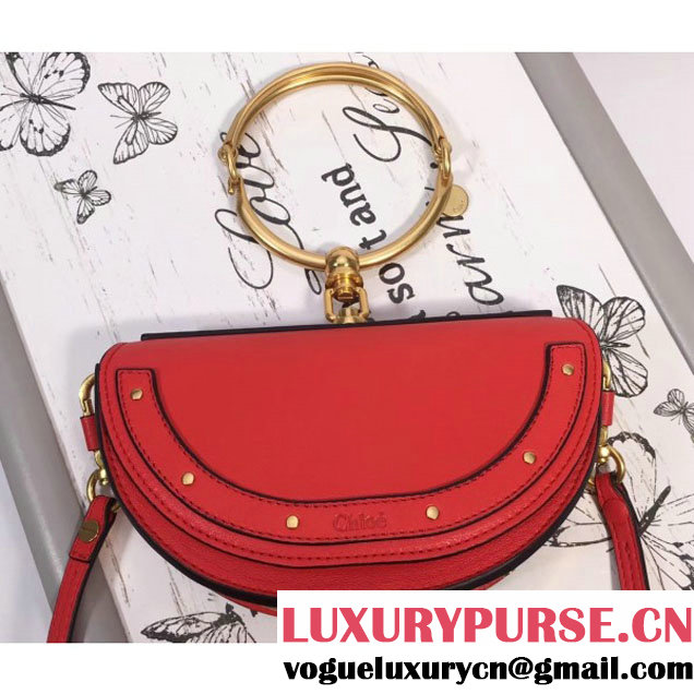 Chloe Small Nile Minaudière Bag 3S1302 Red