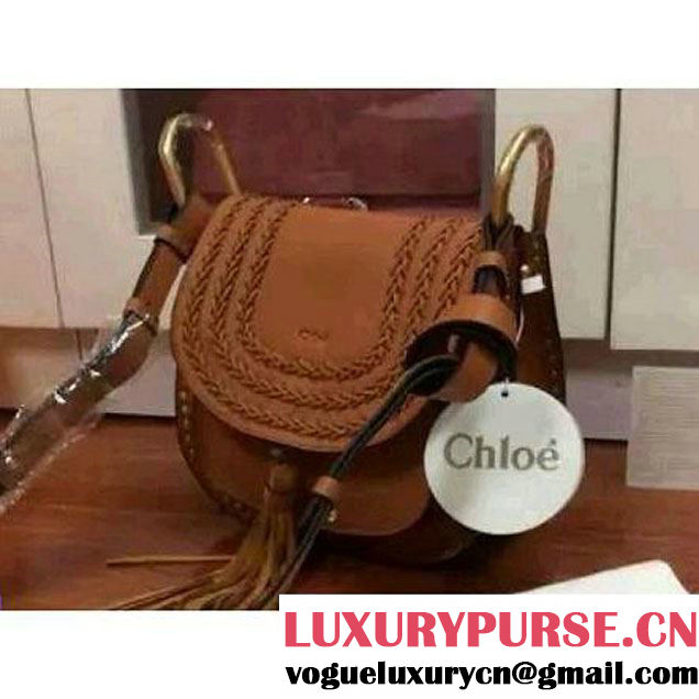 Chloe Hudson Leather Shoulder Bag Brown 2015 (2B080-101716 )