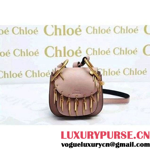 Chloe 3S1220 Mini Hudson Bag With Charms Nude Pink F/W 2015 (1A034-102706 )