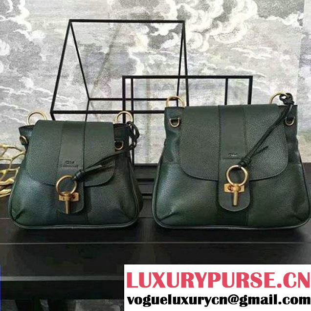 Chloe Lexa Medium/Small Double Strap Cross-Body Bag Green 2016 (2A118-6111424 )