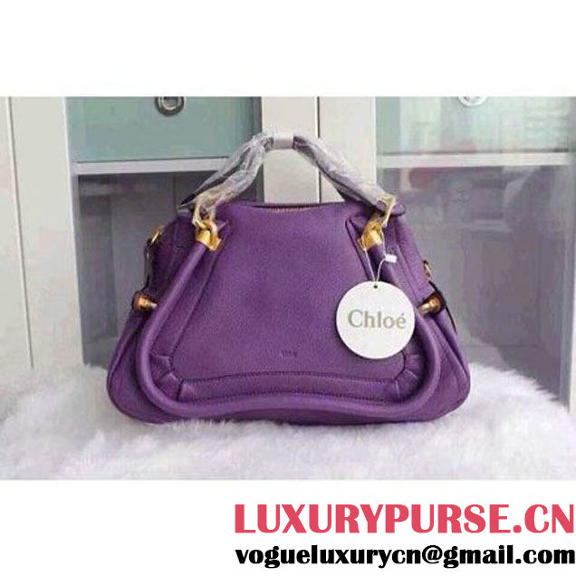 Chloe Paraty Medium/Small Tote Bag in Violet (3b031-041727 )