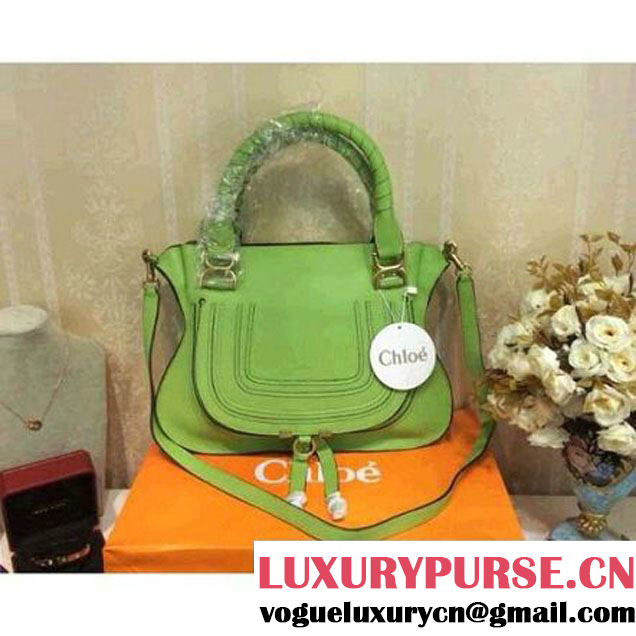 Chloe Marcie Medium Tote Bag in Green (2b080-041729 )