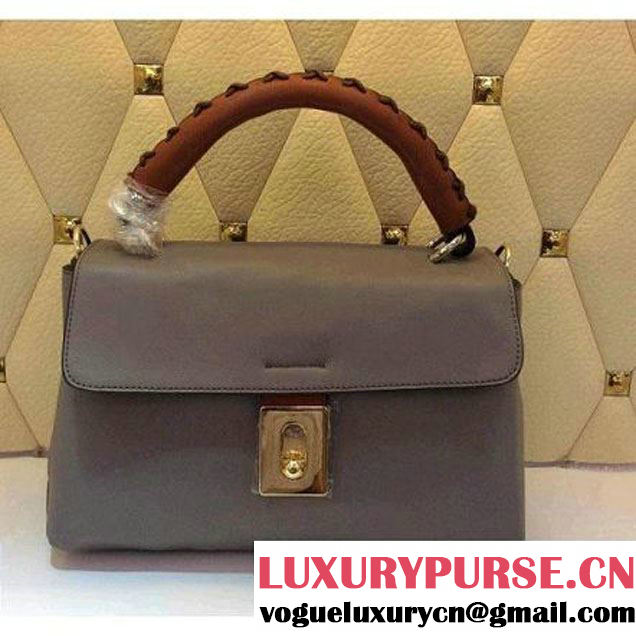 Chloe Fedora Bag In Smooth Calfskin Grey 2015 (A098-060807 )