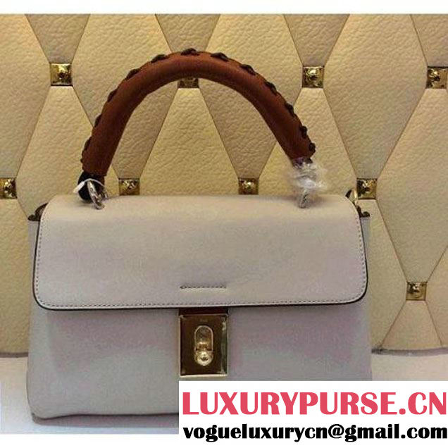 Chloe Fedora Bag In Smooth Calfskin White 2015 (A098-060809 )