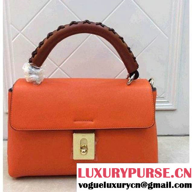 Chloe Fedora Bag In Smooth Calfskin Orange 2015 (A098-060813 )