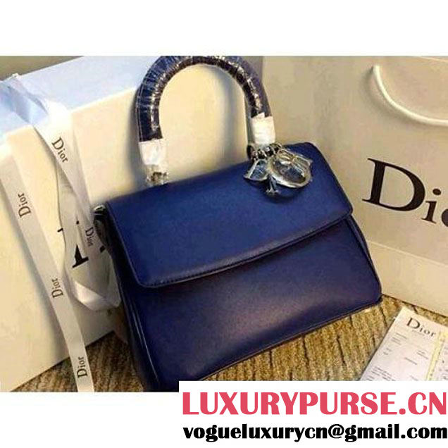 Be Dior Flap Medium Bag in dark blue (d2367ax ) (d2367ax )