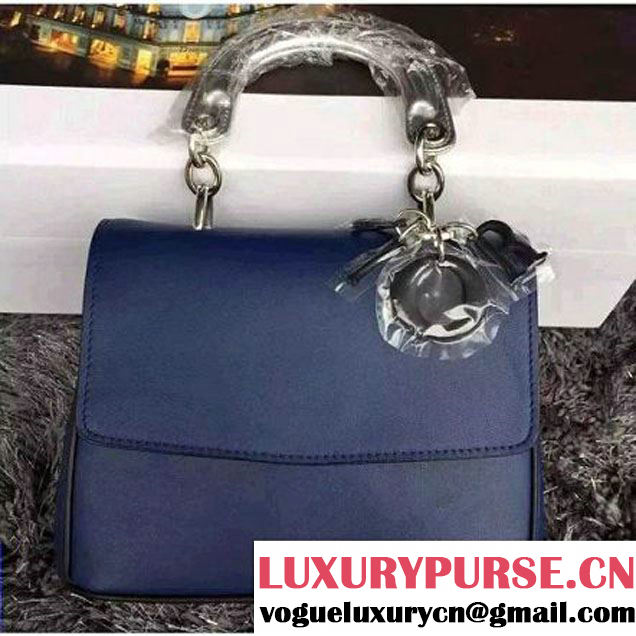 Dior Small Be Dior Bag In Three-Tone Blue Calfskin 2015 ( 1A053-072201 )