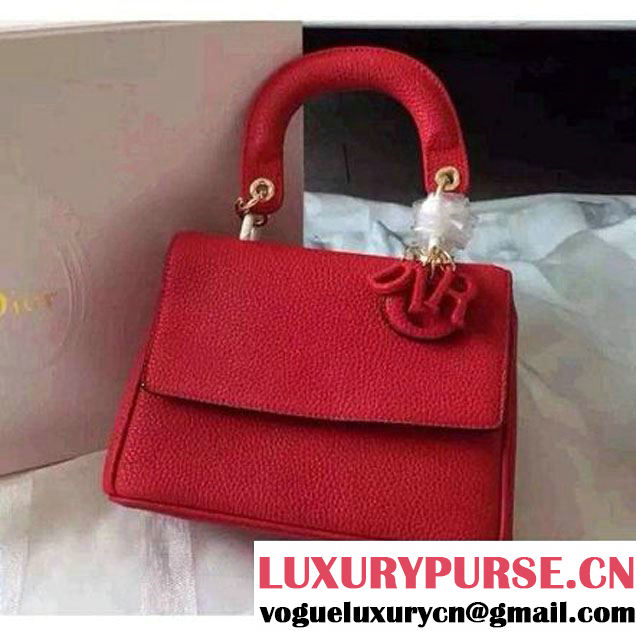 Dior Small Be Dior Bag In Red Bullcalf Leather (1C065-092219 )