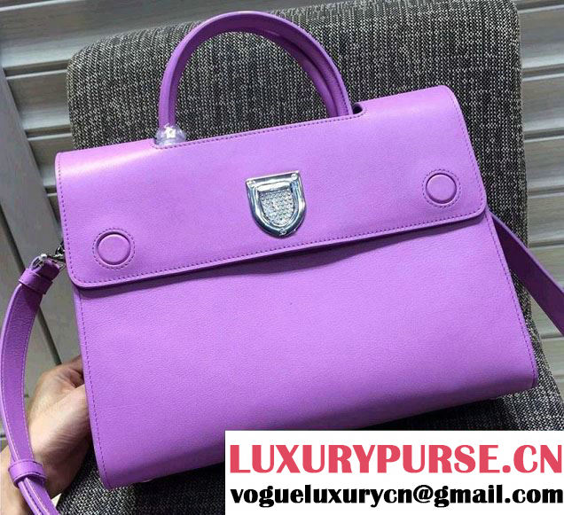 Dior Calfskin Leather Diorever Tote Bag Lavender 2016