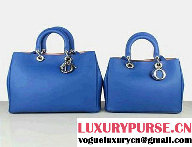 Dior Small Diorissimo Bag Original Leather 44374 RoyalBlue