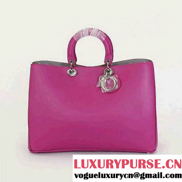 Dior Large Diorissimo Bag Nappa Leather Rosy