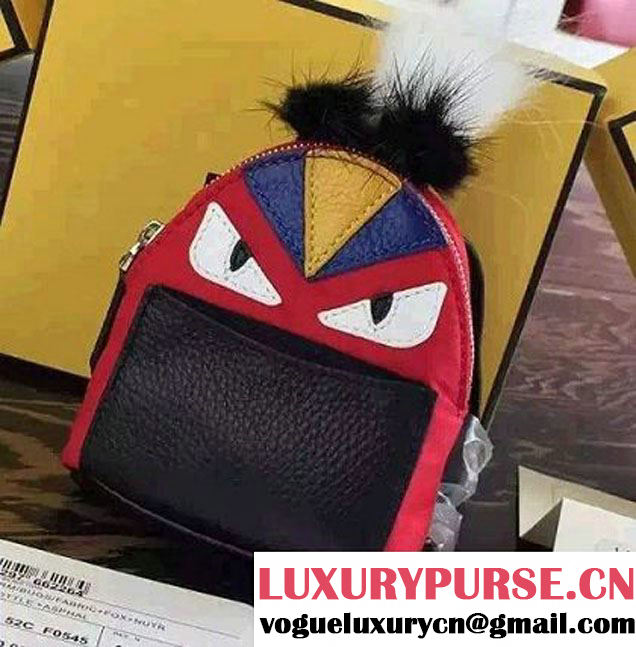 Fendi Moster Backpack Bag Bugs Charm 2015