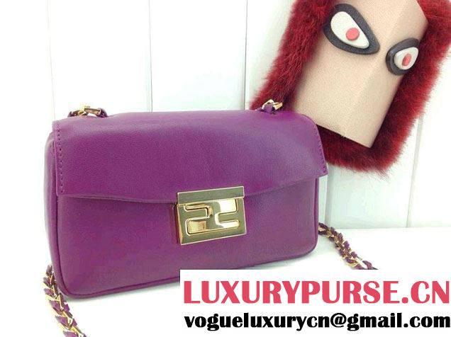 Fendi Be Baguette Mini Bag Raspberry