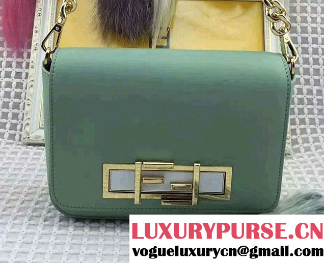 Fendi Rotating Hardware 3Baguette Small Bag Light Green 2016