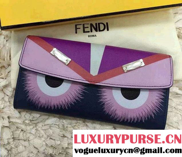 Fendi Crayons Continental Wallet 2015