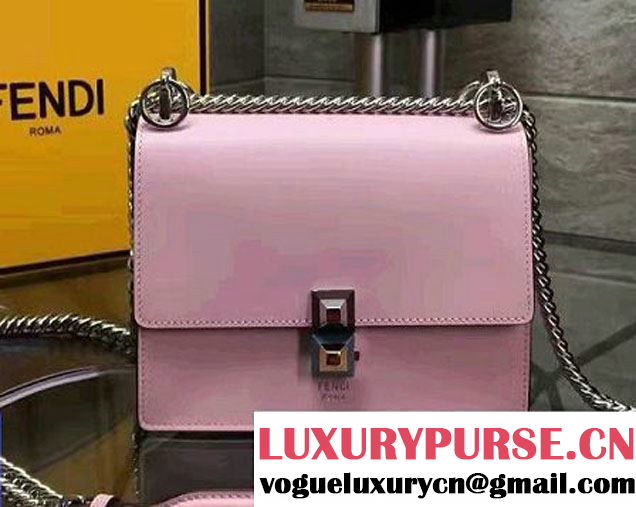 Fendi Kan I Crossbody Mini Bag Pink 2017