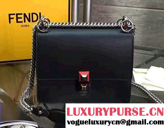 Fendi Kan I Crossbody Mini Bag Black 2017