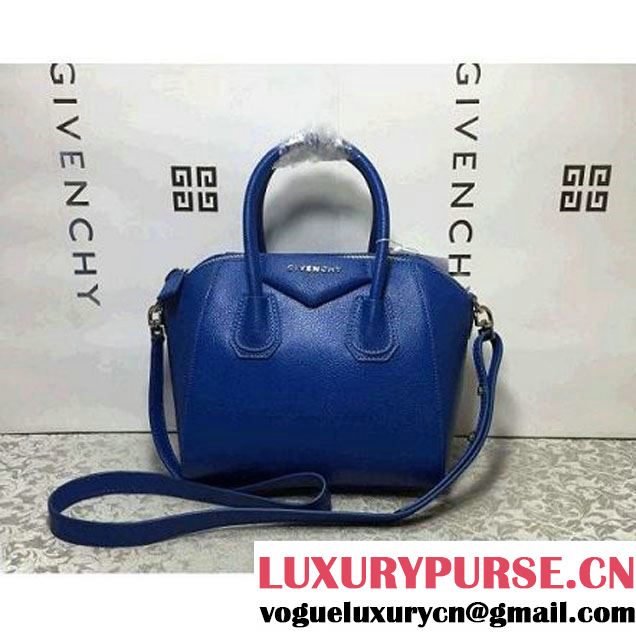 Givenchy Mini Antigona Tote Bag in Blue Goat Leather (KAIYIN-042207 )