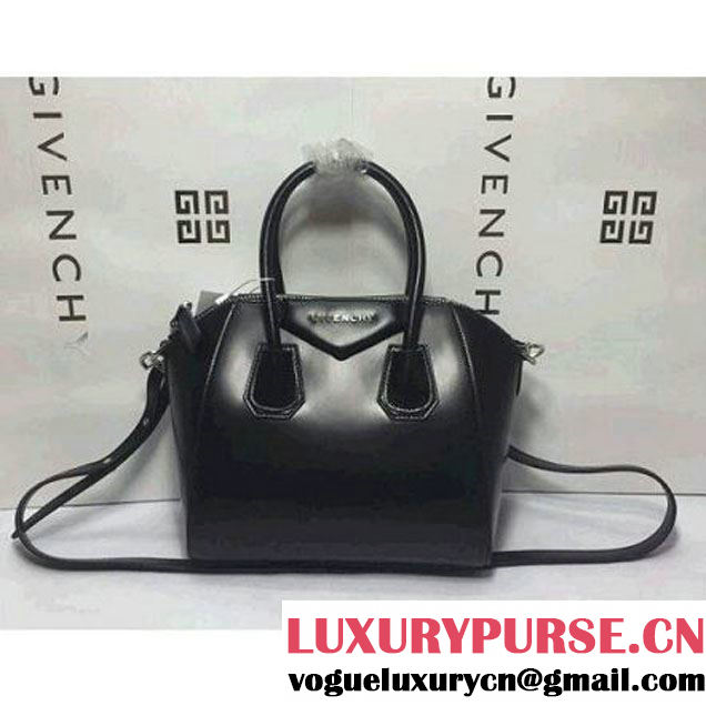 Givenchy Mini Antigona Tote Bag in Black Mirror Calfskin (KAIYIN-042210 )