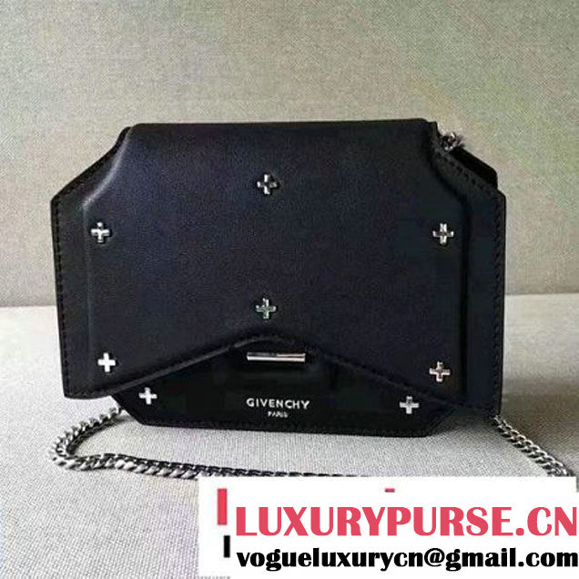 Givenchy Bow-Cut Chain Bag In Smooth Calfskin Black 2017 (YZ-7032512 )