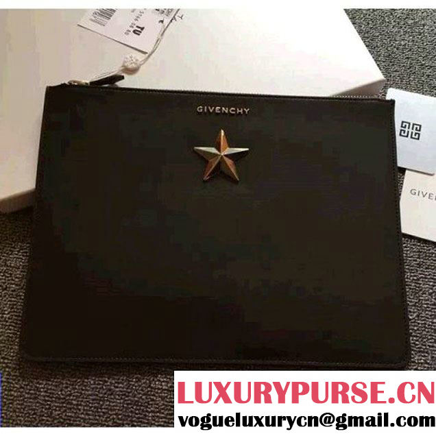 Givenchy Small Pouch Clutch Bag with Metal Star 2016 (YS-6071560 )