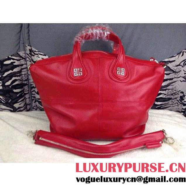 Givenchy Red Calfskin Nightingale Medium Bag (2B082-1983 )